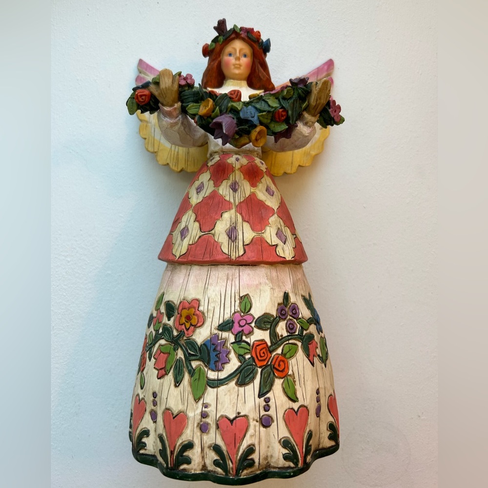 Vintage Jim Shore ‘Angle of Gratefulness’ 2002 Heartwood Creek angel.